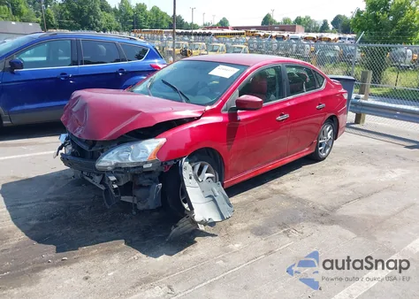 2013 Nissan Sentra Sr из США, поврежденный, VIN 3N1AB7AP3DL744383